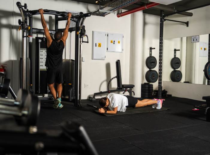 The on-site gym at Lovers Walk.