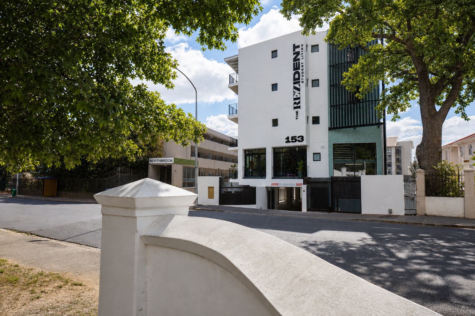 The ReZident on Main residence exterior.